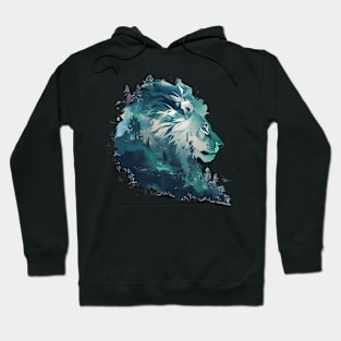 lion face Hoodie